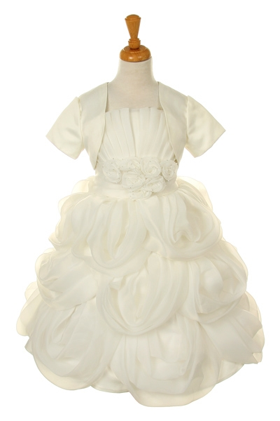 flower girl organza dress